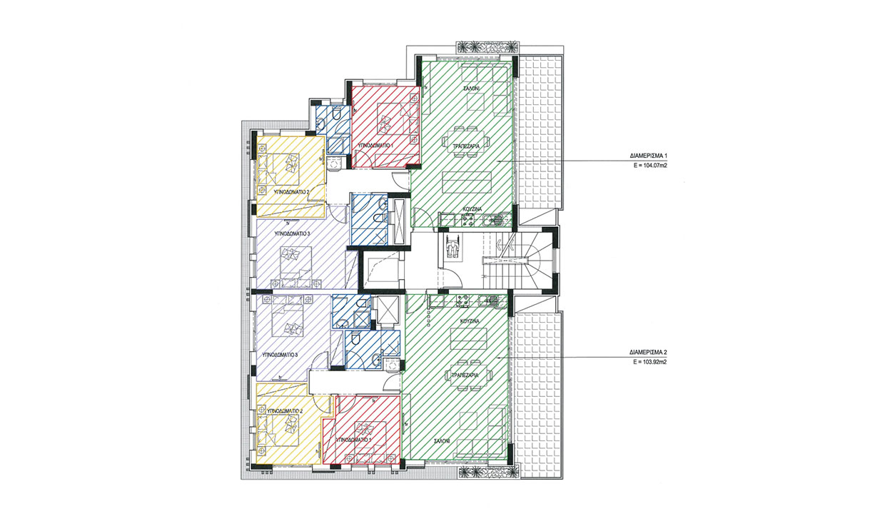 3-Bedroom Apartments in Paralimni