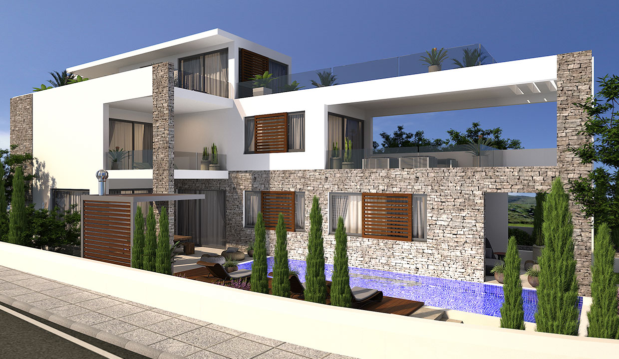 Beachfront Villas in Kissonerga/Paphos